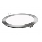 Downlight panel LED Redondo 300mm Níquel 24W